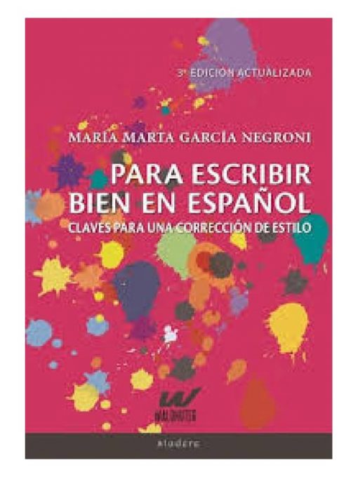 Imágen 1 del libro: Para escribir bien en español