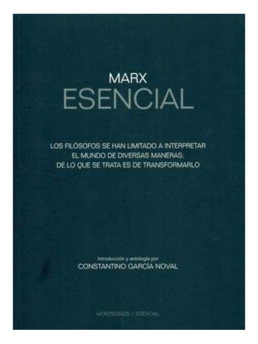 Imágen 1 del libro: Marx esencial. Antología.