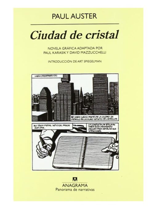 Imágen 1 del libro: Ciudad de cristal (novela gráfica)